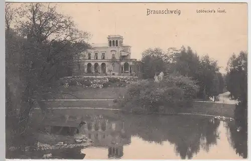 (104607) AK Braunschweig, Löbbecke's Insel, vor 1905