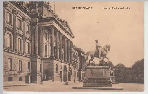 (104269) AK Braunschweig, Herzogl. Residenzschloss, 1914
