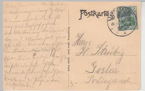 (104269) AK Braunschweig, Herzogl. Residenzschloss, 1914