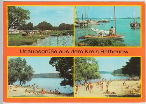 (99710) AK Kreis Rathenow, Mehrbildkarte, 1983