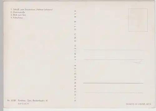(99686) AK Rheinsberg (Mark), Mehrbildkarte, 1968