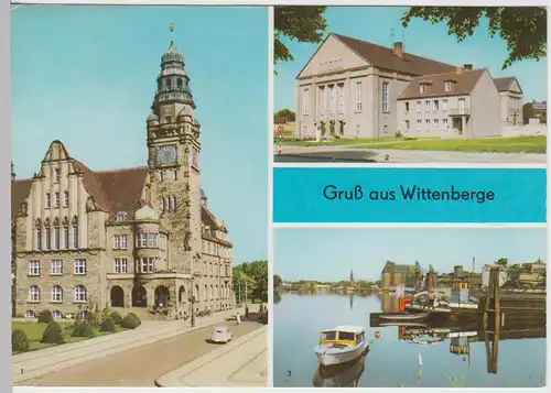 (99454) AK Wittenberge, Mehrbildkarte, 1970