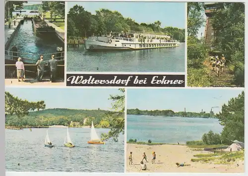 (99408) AK Woltersdorf bei Erkner, Mehrbildkarte, 1973