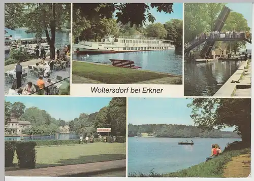 (99407) AK Woltersdorf bei Erkner, Mehrbildkarte, 1981