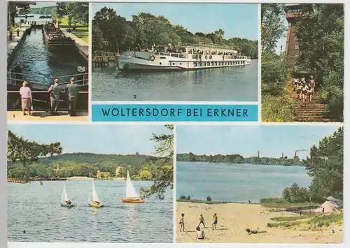 (99406) AK Woltersdorf bei Erkner, Mehrbildkarte, 1970
