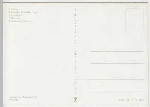 (99406) AK Woltersdorf bei Erkner, Mehrbildkarte, 1970