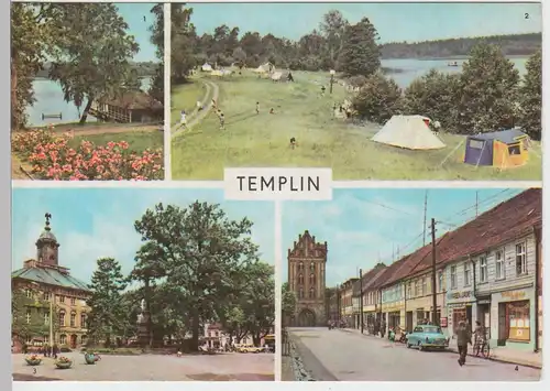 (99292) AK Templin, Mehrbildkarte, 1969