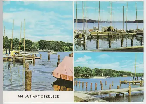 (99210) AK Bad Saarow-Pieskow, Am Scharmützelsee, Mehrbildkarte, 1975