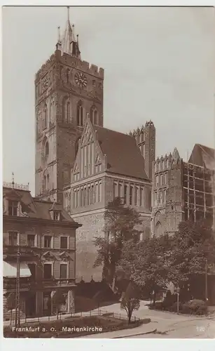 (98607) Foto AK Frankfurt a.O., Marienkirche, vor 1945