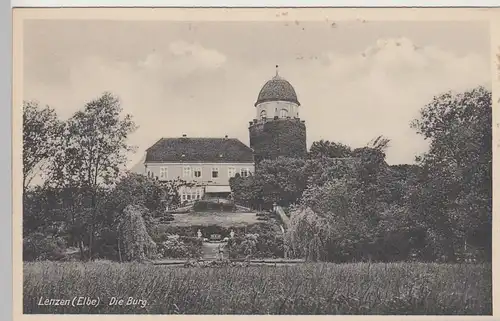 (96924) AK Lenzen (Elbe), Burg vor 1945