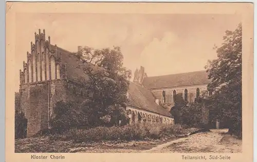 (96714) AK Kloster Chorin, Teilansicht Südseite, vor 1945