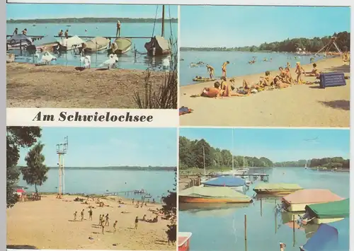 (96661) AK Schwielochsee, Mehrbildkarte, 1981
