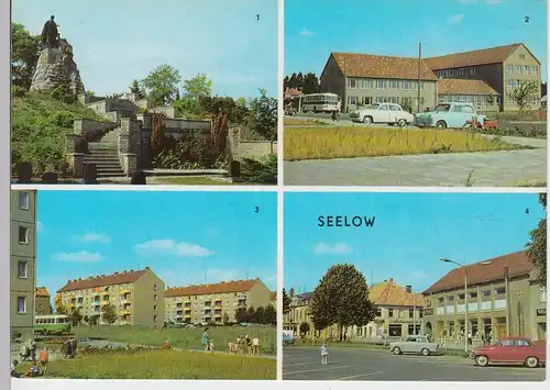 (96647) AK Seelow, Mehrbildkarte, 1973