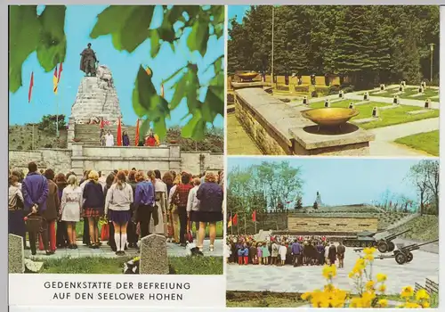 (96646) AK Seelow, Gedenkstätte der Befreiung, Mehrbildkarte, 1975