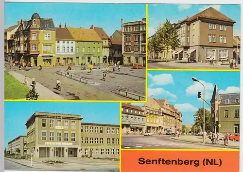 (96629) AK Senftenberg, Mehrbildkarte, 1983