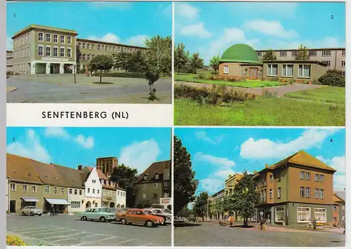 (96627) AK Senftenberg, Mehrbildkarte, 1973