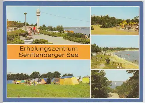 (96625) AK Senftenberger See, Mehrbildkarte, 1987
