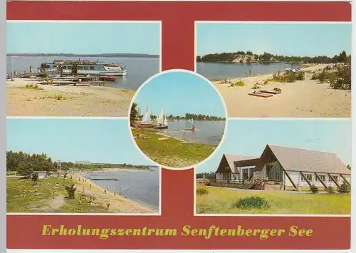 (96623) AK Senftenberger See, Mehrbildkarte, 1987
