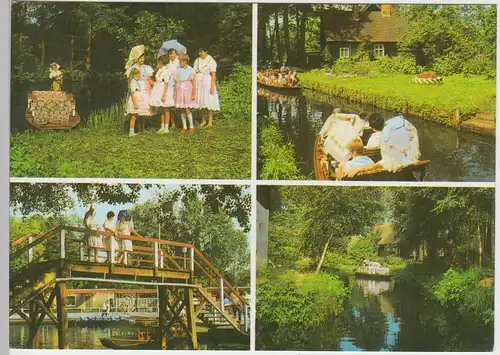 (96575) AK Spreewald, Mehrbildkarte, 1975