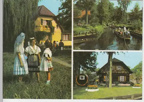 (96573) AK Spreewald, Mehrbildkarte, 1972