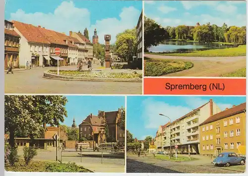 (96559) AK Spremberg, Mehrbildkarte, 1983
