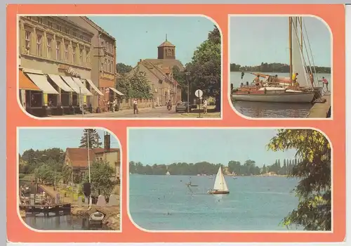 (96506) AK Storkow, Mehrbildkarte, 1982