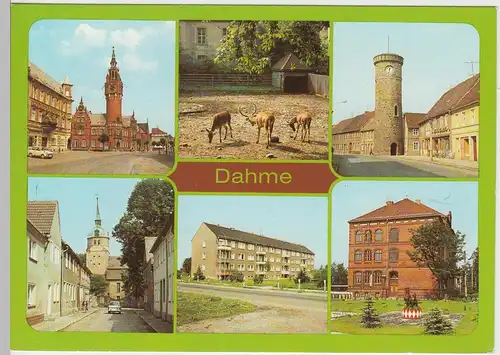 (96403) AK Dahme, Mehrbildkarte, 1982