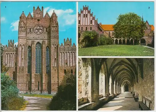 (96203) AK Kloster Chorin, Mehrbildkarte, 1975