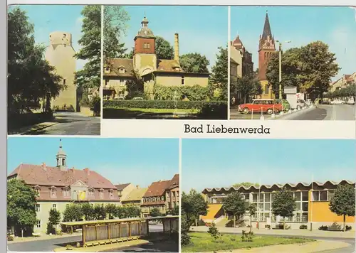 (92366) AK Bad Liebenwerda, Mehrbildkarte, 1976