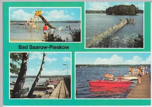 (92355) AK Bad Saarow-Pieskow, Mehrbildkarte, 1985