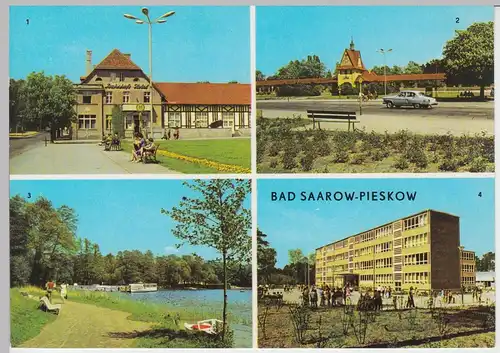 (92351) AK Bad Saarow-Pieskow, Mehrbildkarte, 1976