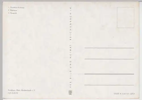(92305) AK Bad Wilsnack, Mehrbildkarte, 1969