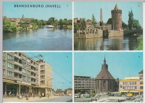 (92157) AK Brandenburg (Havel), Mehrbildkarte, 1971