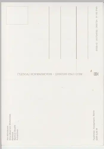 (91939) AK Angermünde, Mehrbildkarte, 1983