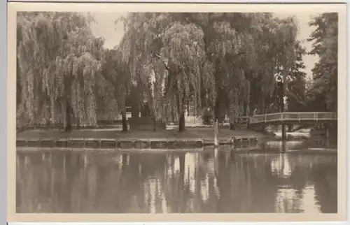 (9041) Foto AK Lübben, Spreewald, Spreepartie 1957