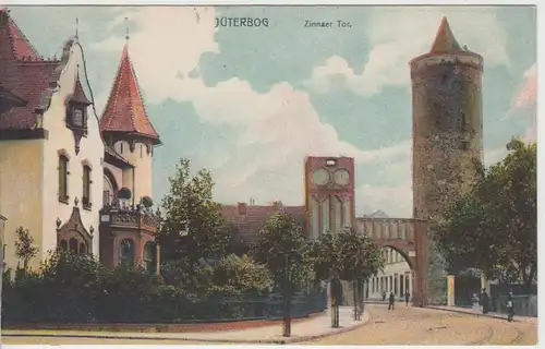 (88662) AK Jüterbog, Zinnaer Tor, um 1908