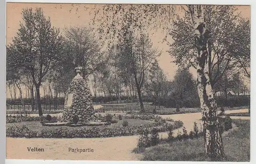 (88557) AK Velten, Parkpartie 1910er