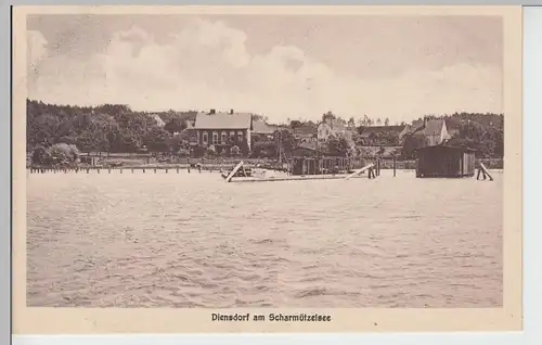 (88360) AK Dienstdorf am Scharmützelsee, vor 1945