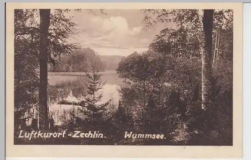 (88354) AK Zechlin, Wummsee vor 1945