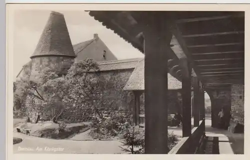 (88338) Foto AK Bernau, Am Königstor, 1954