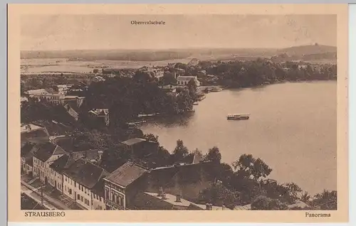 (88333) AK Strausberg, Panorama, vor 1945