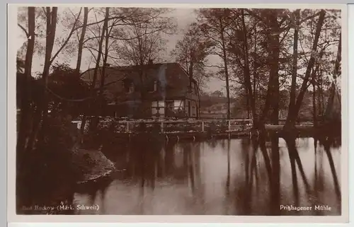 (87696) Foto AK Buckow, Märkische Schweiz, Pritzhagener Mühle 1939