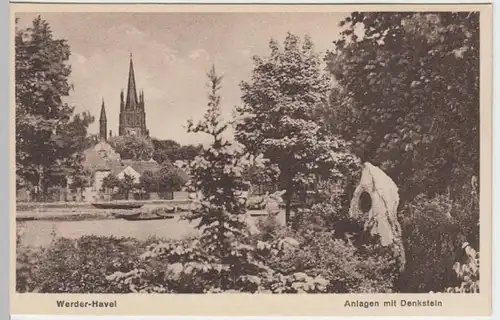 (8730) AK Werder, Havel, Heilig-Geist-Kirche, um 1928