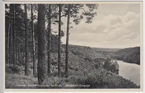 (8704) AK Tiefensee, Werneuchen, Gamensee 1941