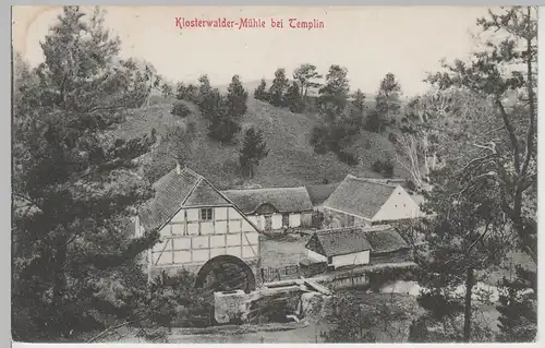 (82915) AK Klosterwalder Mühle bei Templin, 1910