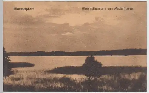 (7779) AK Himmelpfort, Moderfitzsee, vor 1945