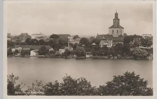 (75152) Foto AK Strausberg, Panorama, 1929