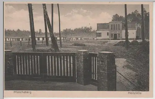 (70832) AK Müncheberg, Heilstätte, vor 1945
