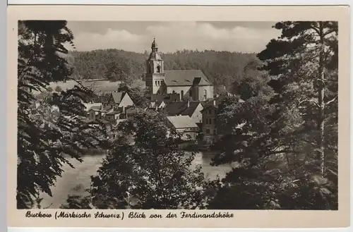 (67155) Foto AK Buckow, Märkische Schweiz, Stadtpfarrkirche, SSt. 1960