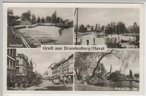 (62981) Foto AK Brandenburg / Havel, Mehrbildkarte, 1961